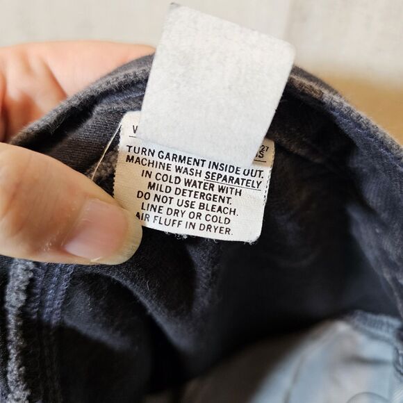 Vtg Rocky Mountain Jeans 32 13 Black Bareback High Rise Western Rockies Tapered - Picture 7 of 10